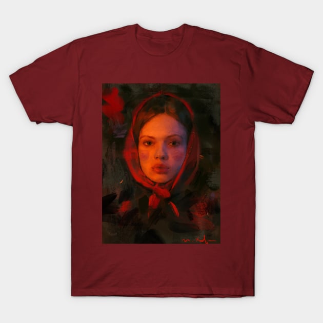 Russian girl T-Shirt by IlyaArtist